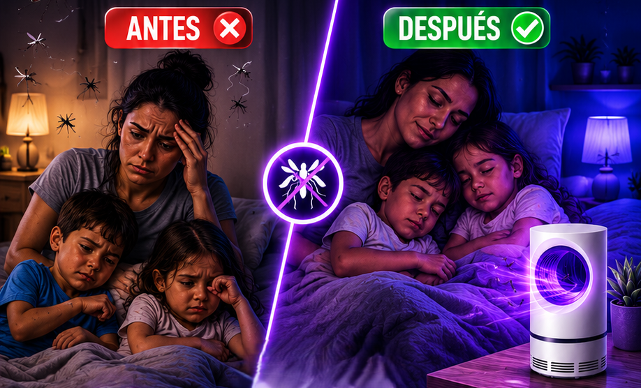 PROMO 2x1 Lampara mata mosquitos MosquiLux