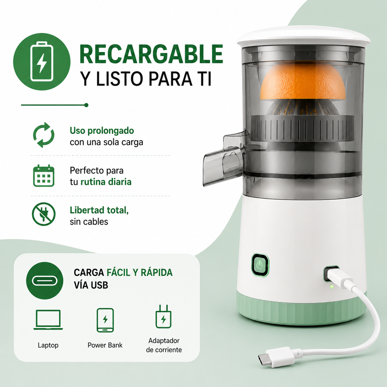 Promoción Exprimidor de Cítricos JuicyGo