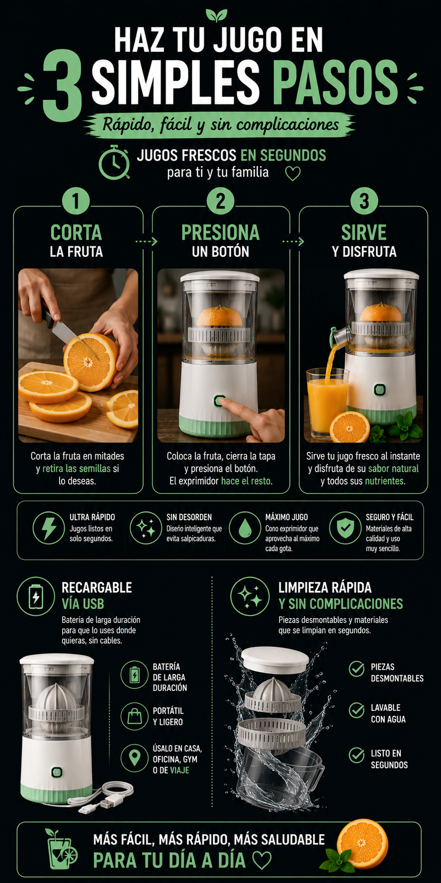 Promoción Exprimidor de Cítricos JuicyGo